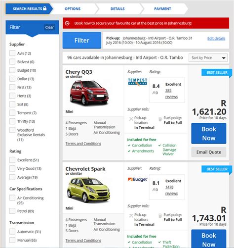 which car rental places are the cheapest